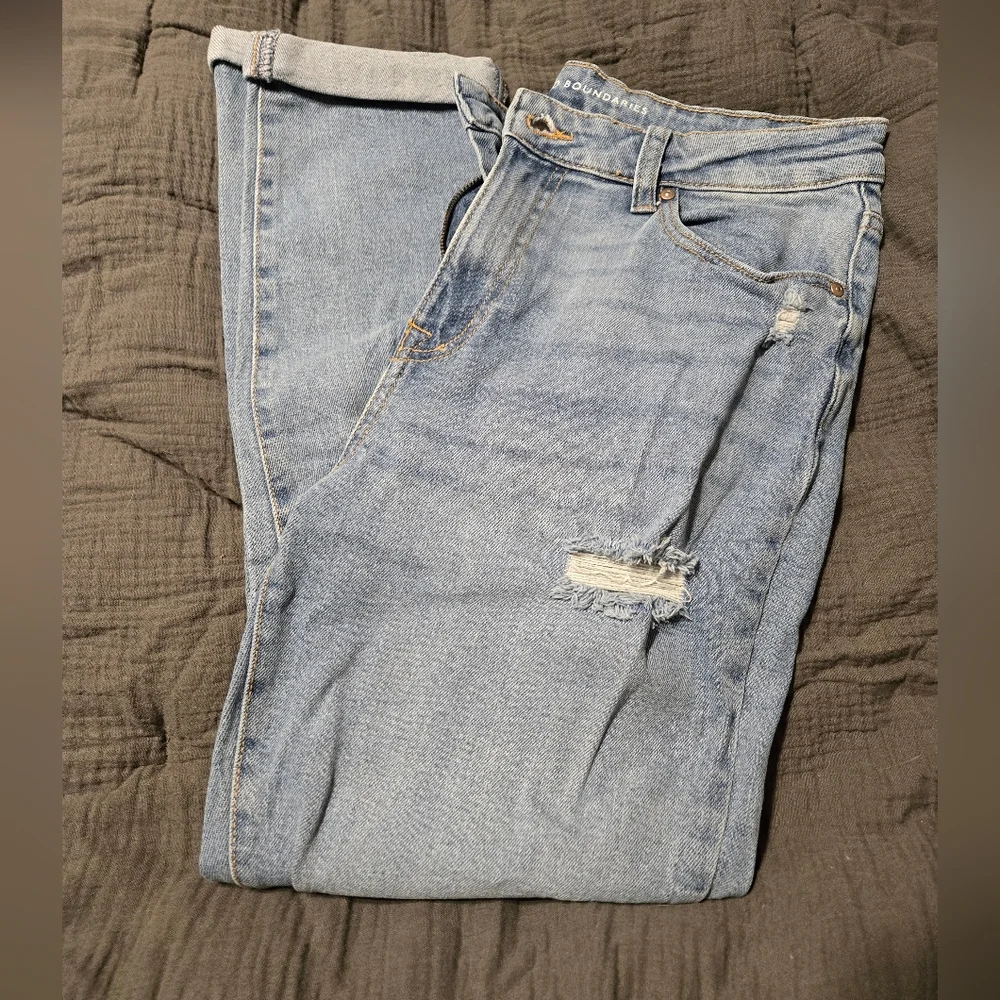 NOBO Women's Light Blue Distressed Jeans - Picture 2 of 6